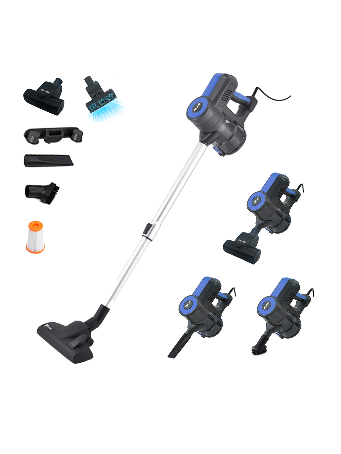 Akitas S12 Trubo Corded Vacuum Cleaner(S12T)