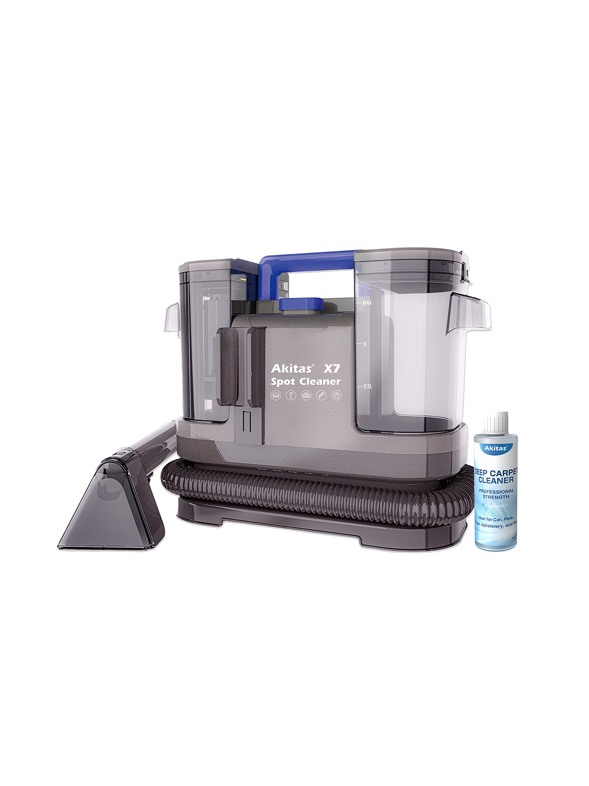 Akitas X7 Spot Cleaner with 115ml Self-Cleaning Function（X7）